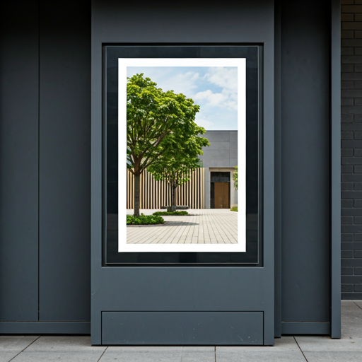 Commercial advertising display