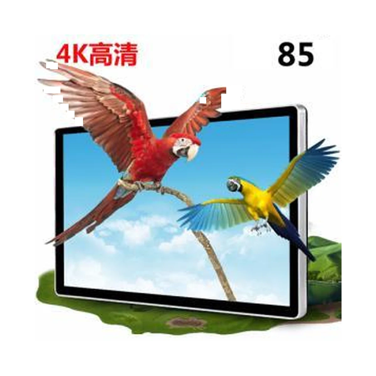 85-inch 4K Wall-Mounted Digital Signage