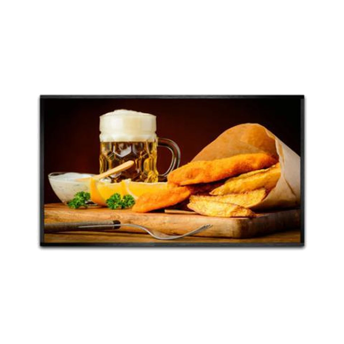 49-inch Wall-Mounted Digital Menu Board