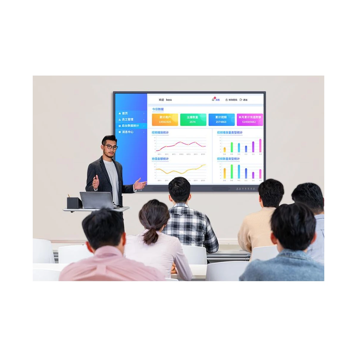55-inch Interactive Flat Panel